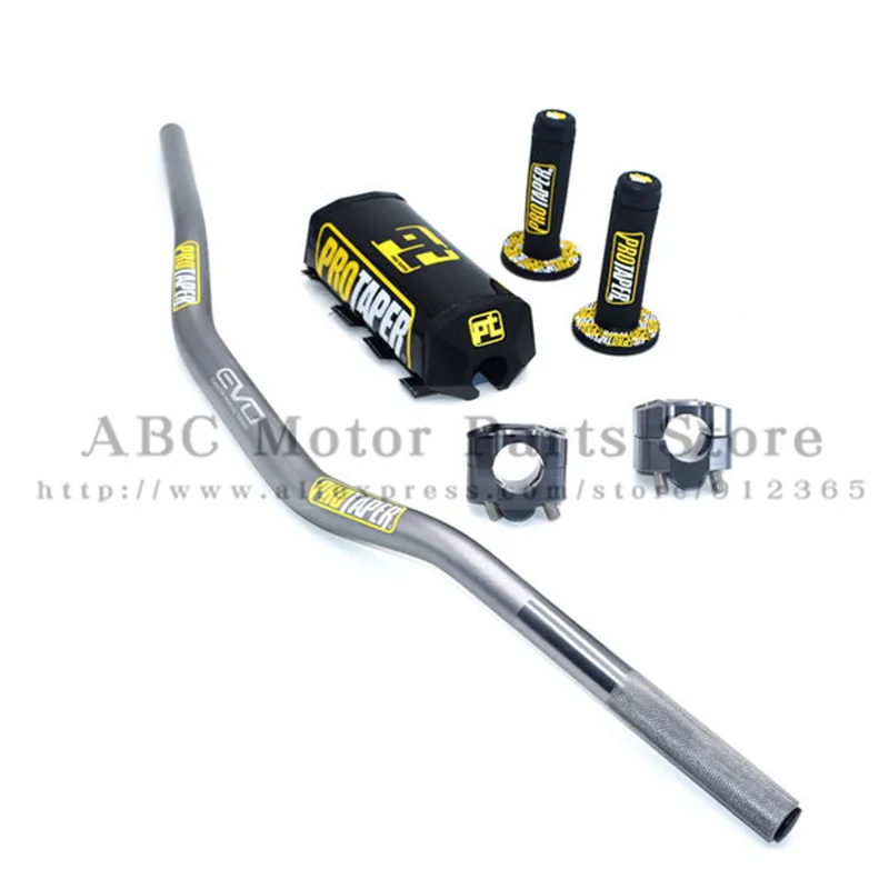 Руль PRO Taper Pack Bar 1 1/8 &quot ручки Pit Pro Racing Dirt Bike Motorcycle CNC 28 5 мм адаптер|Руль велосипеда| |