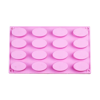 

Nicole Oval Silicone Soap Mold DIY Handmade Chocolate Mould