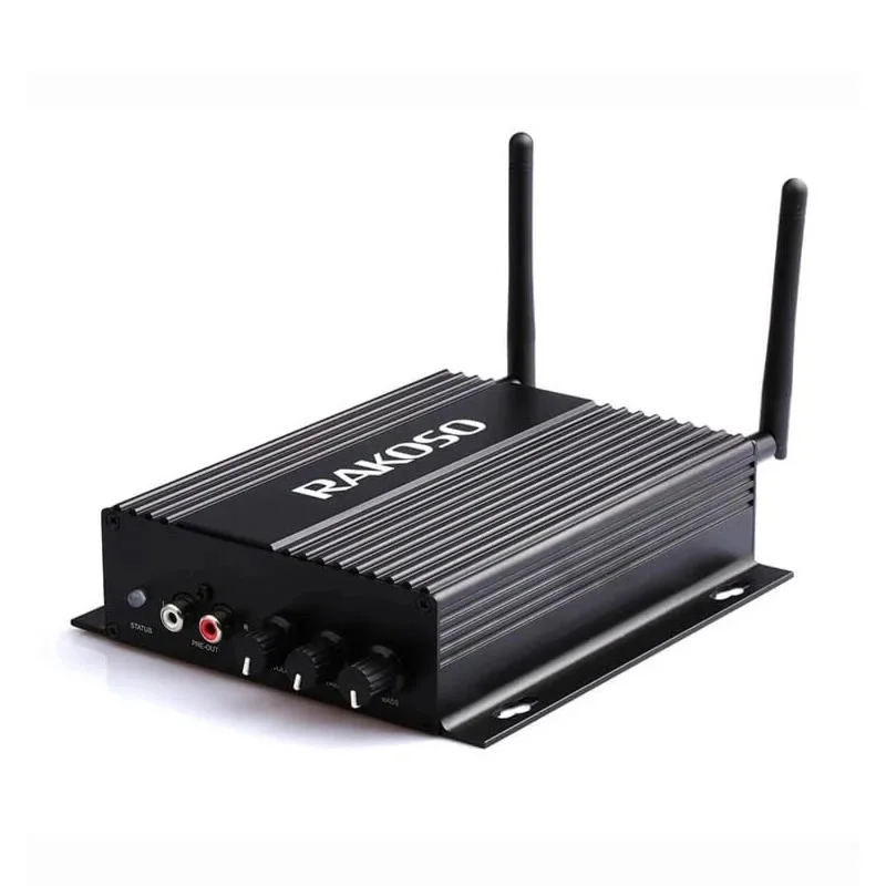 

SA100 WiFi and Bluetooth Amplifier Wireless Audio Receiver with Optical Subwoofer HiFi Multi-room Airplay Spotify Free APP