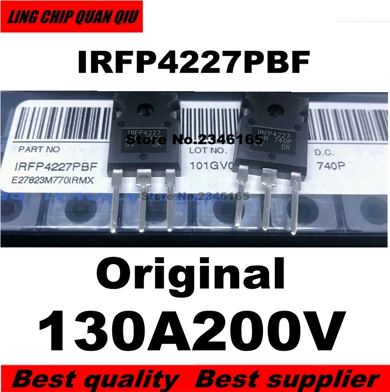 Новый оригинальный 10 шт. IRFP4227PBF TO-247 IRFP4227 TO-220 200V 130A | Электронные компоненты и