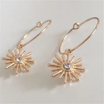 

2020 New Circle Round Hoop Earrings for Women's Fashion Statement Golden Punk Charm Earrings Party Jewelry