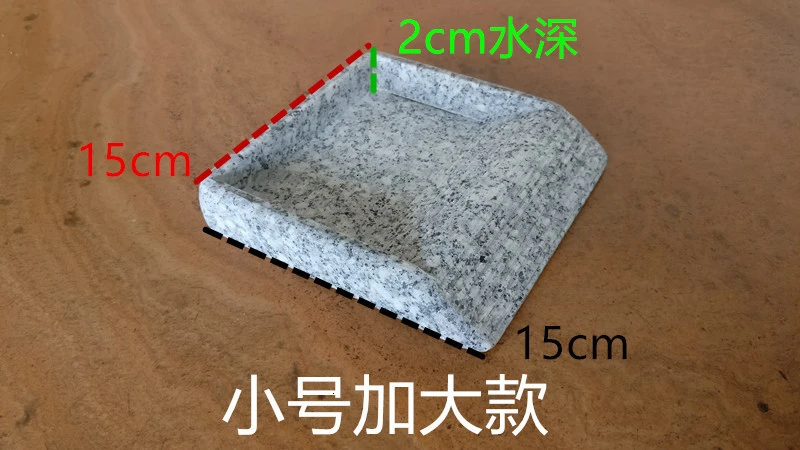 Stone Tortoise Reptiles Drinking Plate Drinking Basin Stone Basin Eating Basin Water Plate Climbing Pot Spider Snake Tree Frog