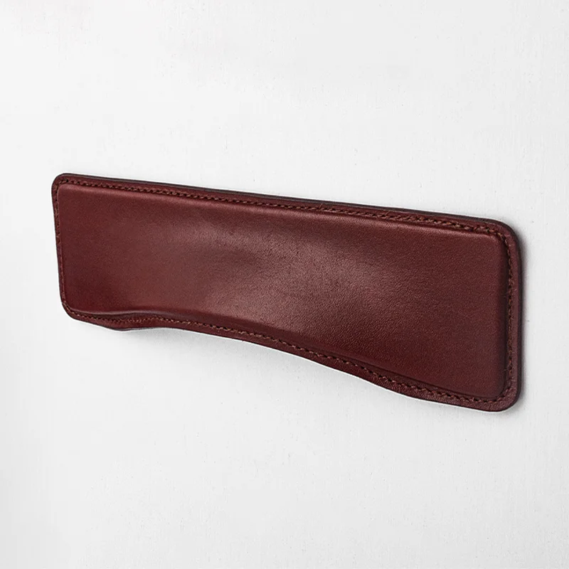 

Pure Leather Covered Stainless Zinc Alloy Furniture Cabinet Pull Handle