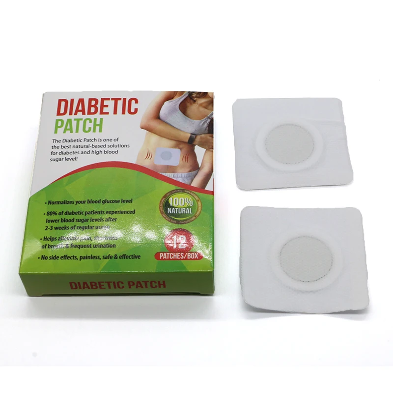 

48 Pieces=4 Box/lot Diabetic Patch Diabetes Cure Lower Blood Glucose Treatment Herbal Sugar Balance Plaster