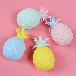 Juguetes inquietos de piña para niños, bolas antiestrés suaves de 8cm, juguetes de descompresión para oficina, juguete antiestrés de liberación de presión