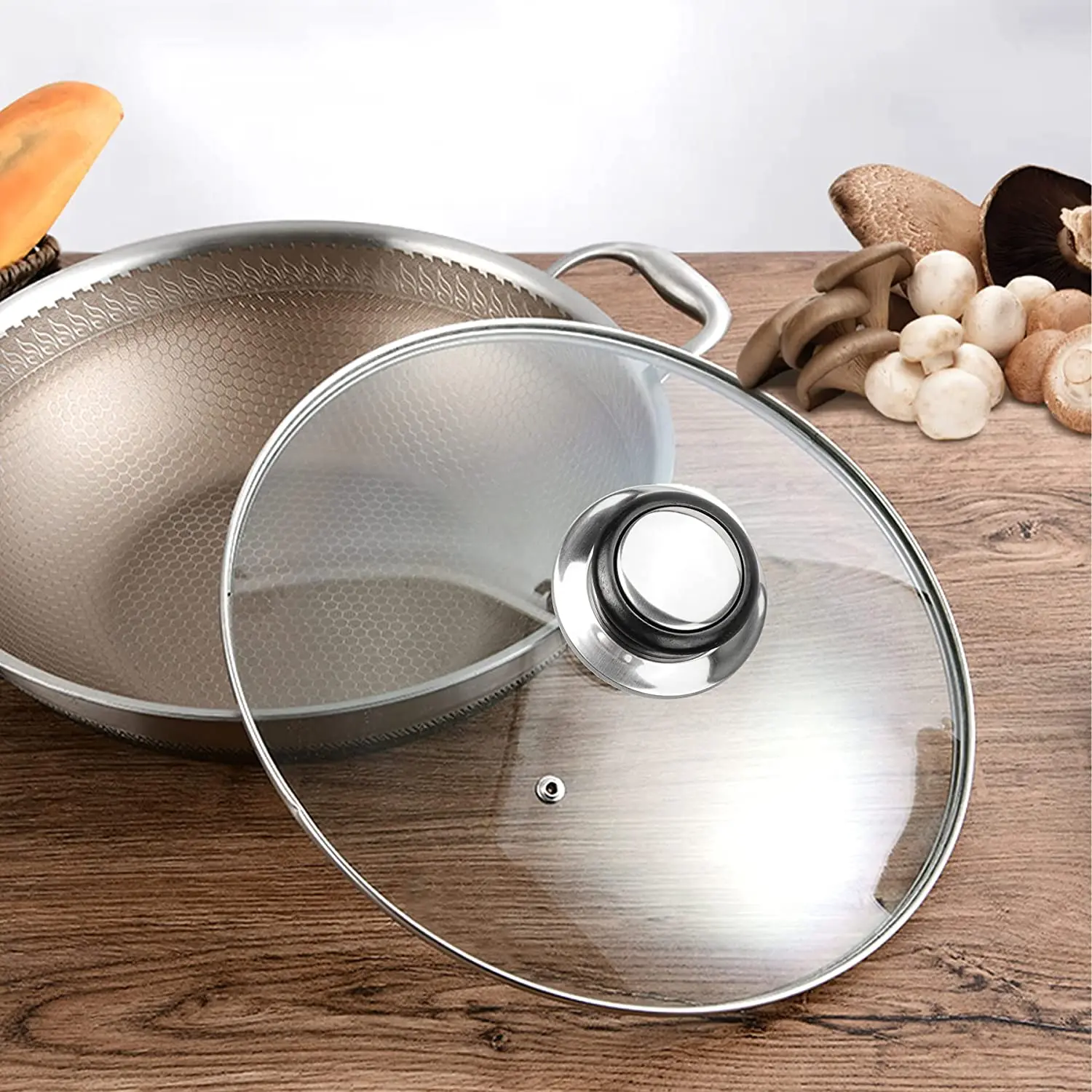Universal Glass Lib Cover Knob Cap Heat-Resistant Cooking Pot Pan Lid Knob Replacement Lifting Handle Kitchen Cookware Handgrip pot lid handle pot lid knob