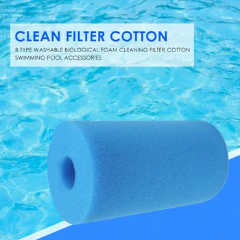 

Swimming Pool Filter Foam Sponge Intex B Washable Roll Reusable Clean Water Foam Swimming Portable Outdoor Decors