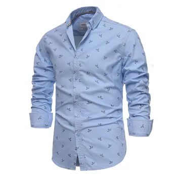Men's 100% Cotton Printed Casual Shirt