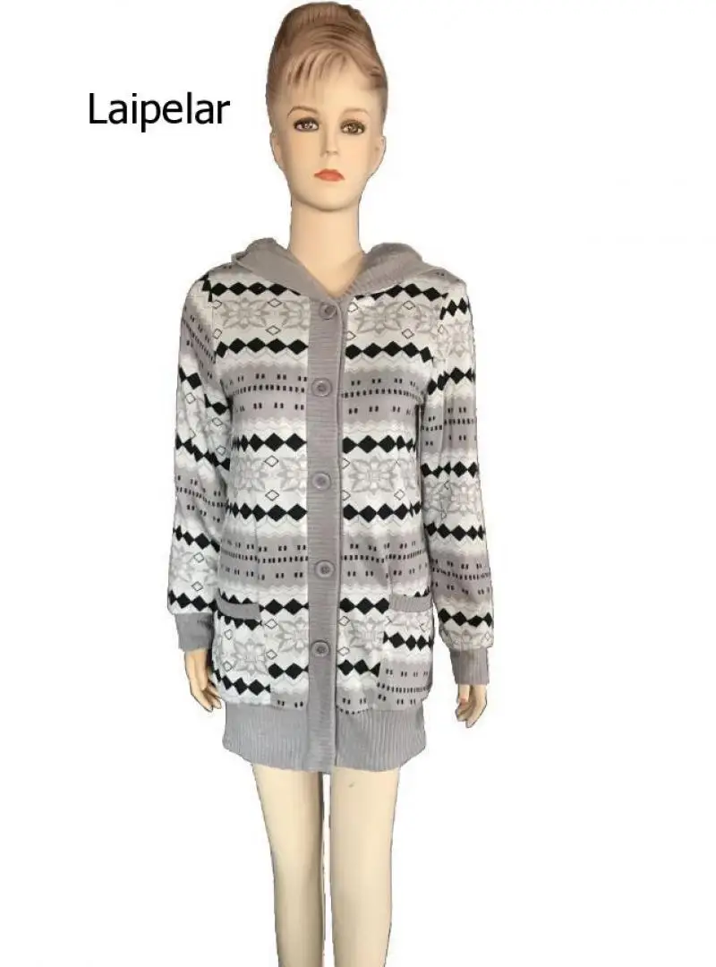 Повседневное трикотажное пальто-кардиган с капюшоном флисовая верхняя одежда