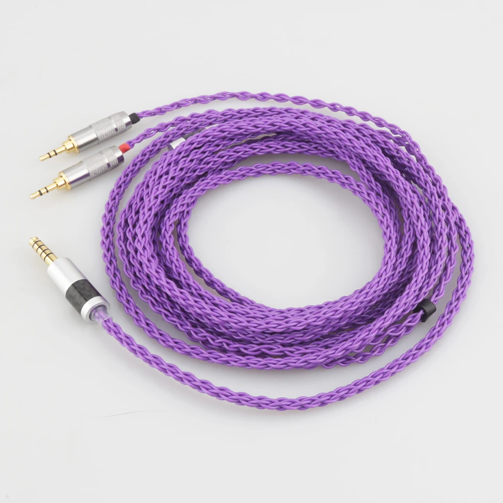 4 4mm Balanced Male to Dual 2 5mm Plug Compatible with Hifiman HE400S HE 400I HE 400i for WM1A NW WM1Z Headphone amp