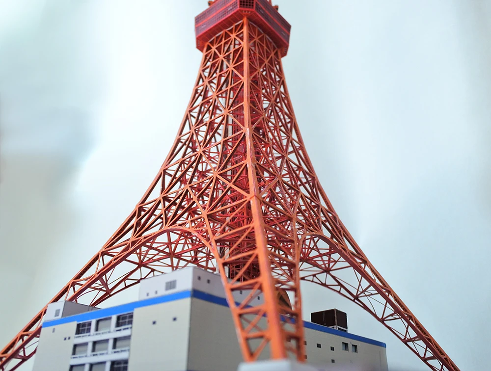 Tokyoタワーディーハンドクラフトペーパーモデルキット手作りおもちゃ
