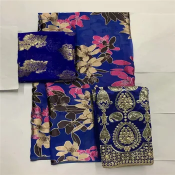 

most beautiful Silk lace (4+2+2Y)Fabric Satin For Dress new arrival African silk velvet fabric good quality for gold ! LXE070722