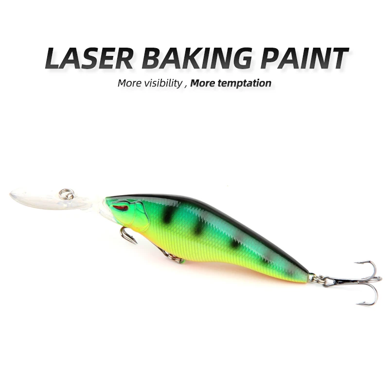 ARDEA Minnow floating lures Fishing lure winter baits Hard Bait 75mm 10.5g crankbait Bass Perch lure baits wobbler pike lure