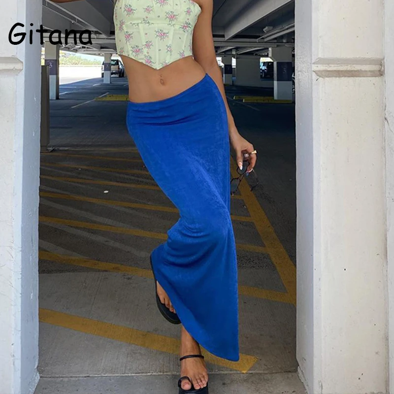 Юбка-карандаш Женская облегающая средней длины зеленая | одежда