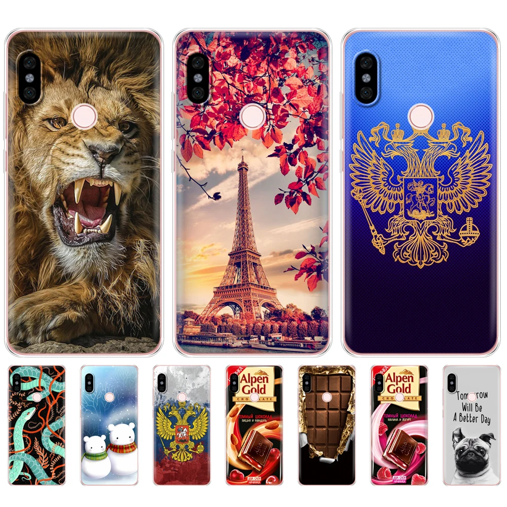 Силиконовый чехол для Xiaomi Redmi Note 5 глобальная версия Чехол бампер мягкий tpu
