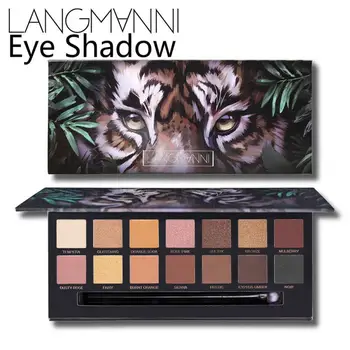 

14-color Tiger Eyeshadow Palette Lasting Waterproof And Non-smudge Eyeshadow Matte Pearlescent Earth Color Eye Shadow
