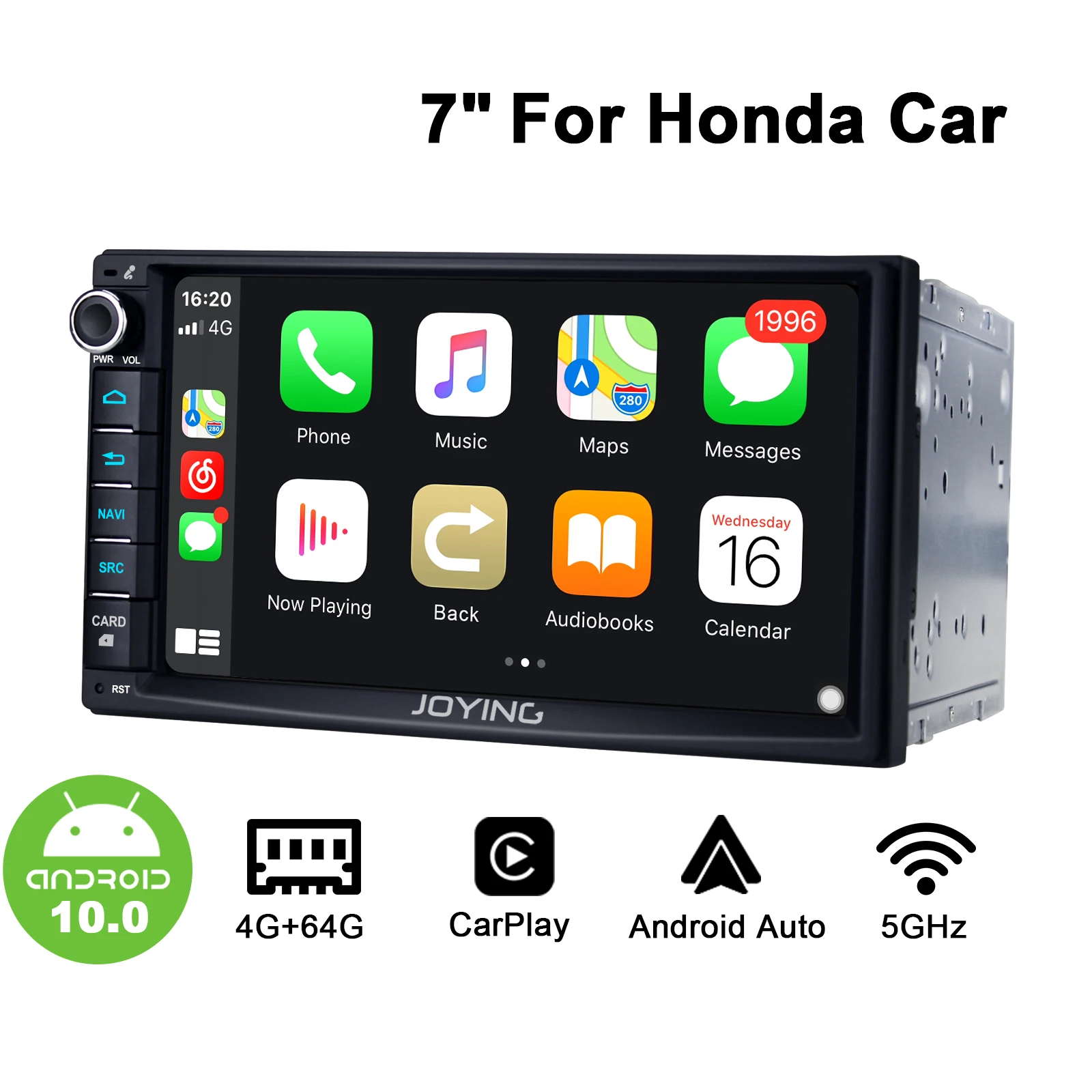 Радуясь 7 дюймов Android10 Автомобильная магнитола для Хонды аккорда/цивик/CR