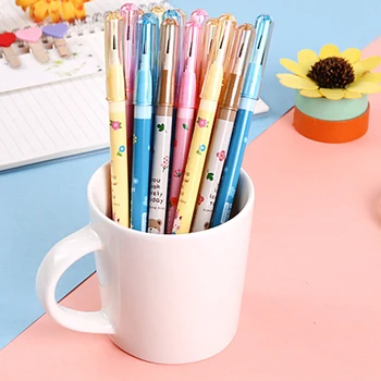 

4PCS/Set Non-sharpening Pencil Cute Stationery Cartoon Pencil Plastic Pencil Student School Office Stationery