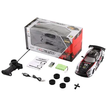 

1/16 Waterproof 27MHz 4WD Drifting Remote Control Radio Controlled Car High Speed On Road Racing RTR RC Vehicle Toys