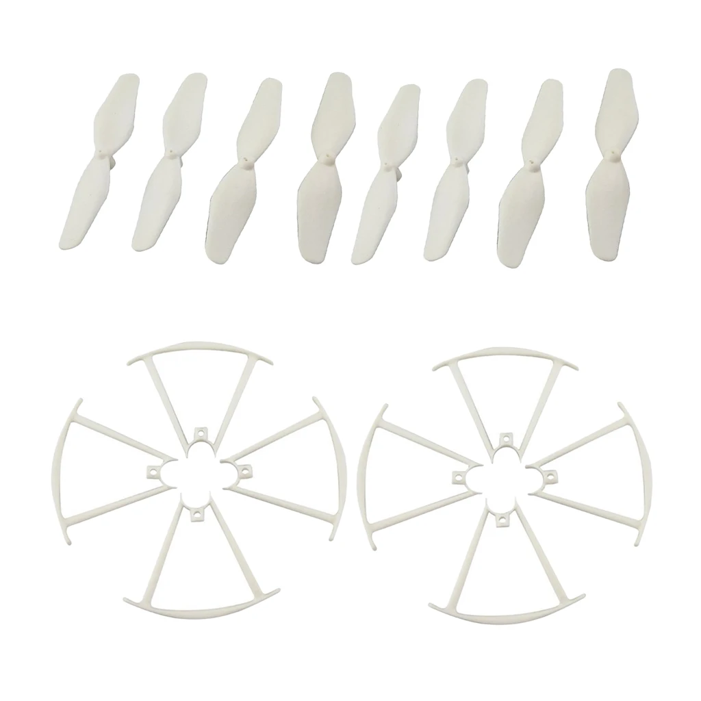 16pcs Quadcopter Propellers & Blade Protectors for SYMA X20 X20W Spare Parts 16pcs Quadcopter Propellers & Blade Protectors for SYMA X20 X20W Spare Parts