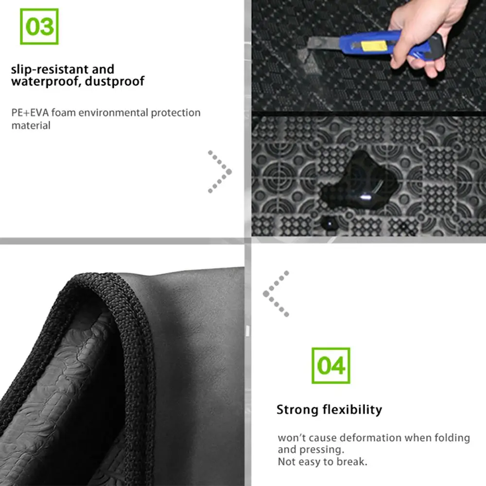 UXCELL PE + EVA пенопластовый чехол для багажника поднос ковра VW Jetta Sedan Tiguan Golf 6 7 MK7 Polo 09
