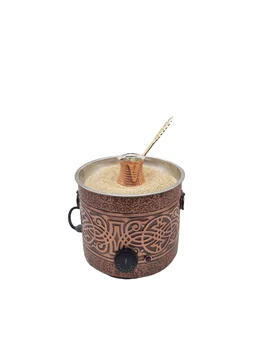 

Sudamlasibazaar-English Sand Coffee 9.85 inches, Copper Sand Brewer Machine, English Coffee Machine, coffee on Sand, Copper Pot