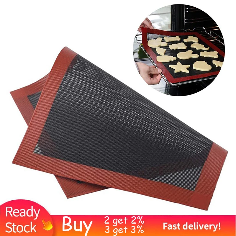 3PCS 30*40cm Resuable Resistant Oven Liner Sheet Baking Mat Sheet Oil-proof  Baking Paper Kitchen Cake Decorating Tools Reusable - AliExpress