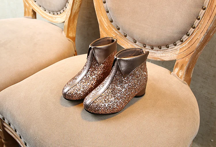 Winter new Kids Boots Girls Boots Children High Bow Tie Shoes Girls Pincess Dress Boots Big Kids Shoes size 26-37