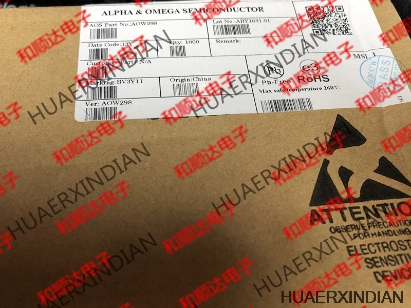5 шт., новые оригинальные кнопки AOW298-262 100V 9A