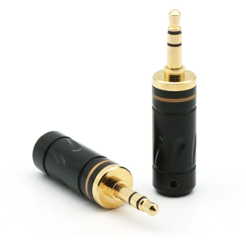 

3.5mm earphone plug pure copper pin 3 pole 5pcs