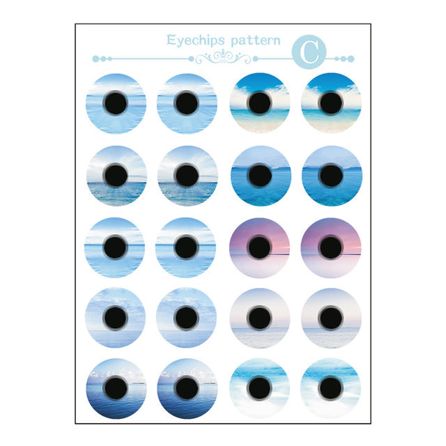 Blythe Doll Eyechip Patterns Eyechips Tools Customization Kit