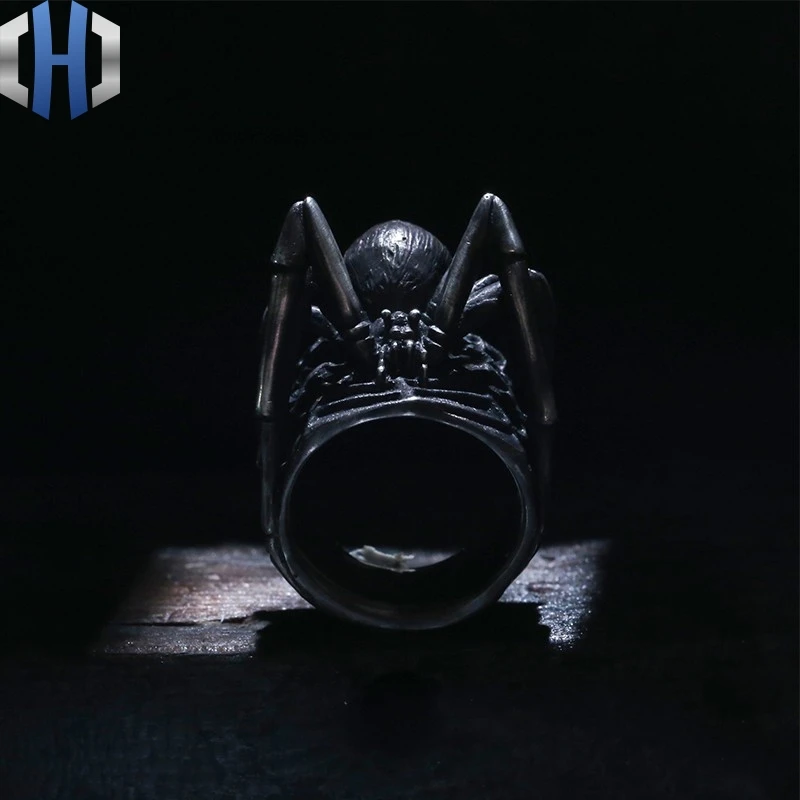 

Original Design Poison Spider Dark Punk Handmade Silver 925 Silver Ring