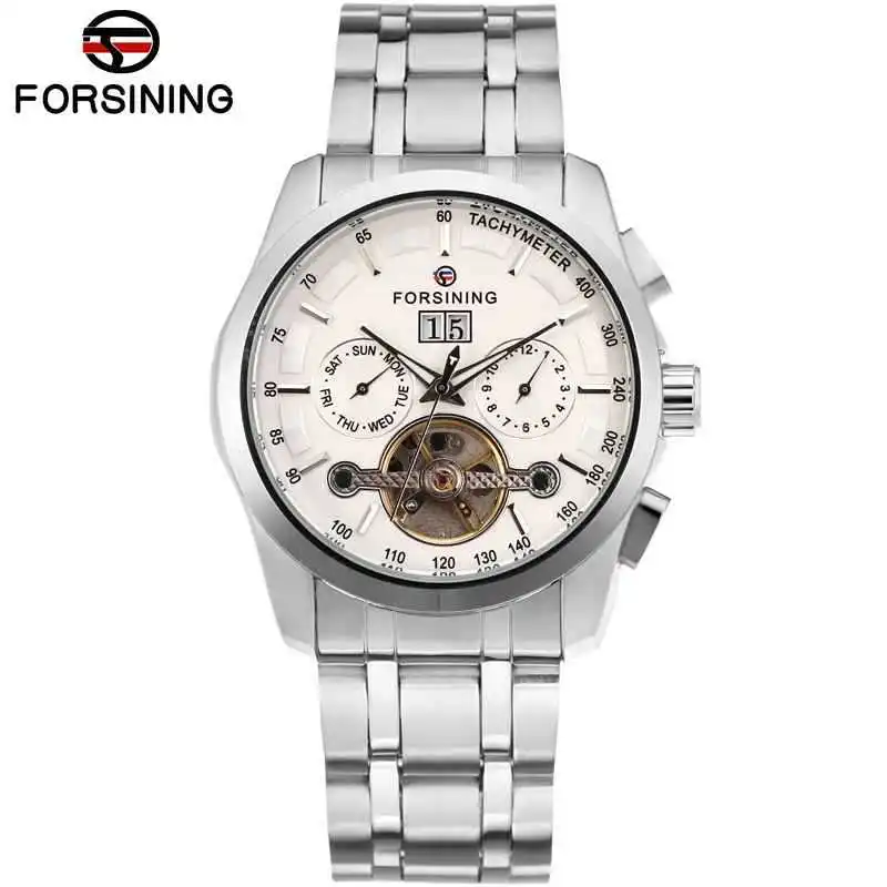 

Winner forsining Fully Automatic A625 Hollow out Analog Watch Steel Watch