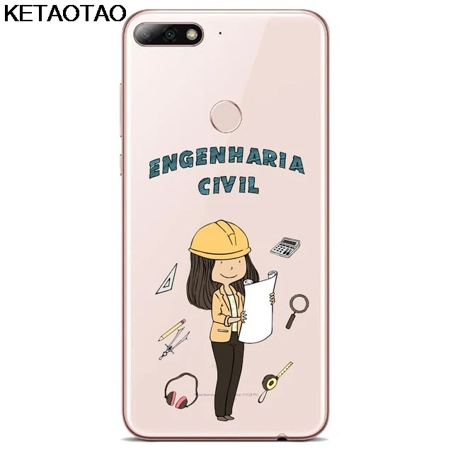 Прозрачный KETAOTAO врач-медсестра карьера учителя телефон чехол для iPhone 5S 6 s 7 8 X Plus XR XS Max чехол с украшением в виде кристаллов из термопластичного полиуретана(TPU) крышка чехол S - Цвет: Прозрачный