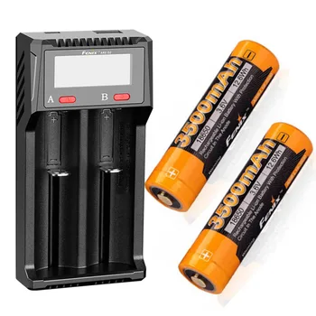 

Fenix ARE-D2 Dual Channel Smart Battery Charger with 2PCS Fenix ARB-L18-3500 18650 Rechargeable Li-ion Batteries