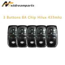 Автомобильный ключ для Toyota Hilux 433mhz 3 кнопки 8A чип BM1EW