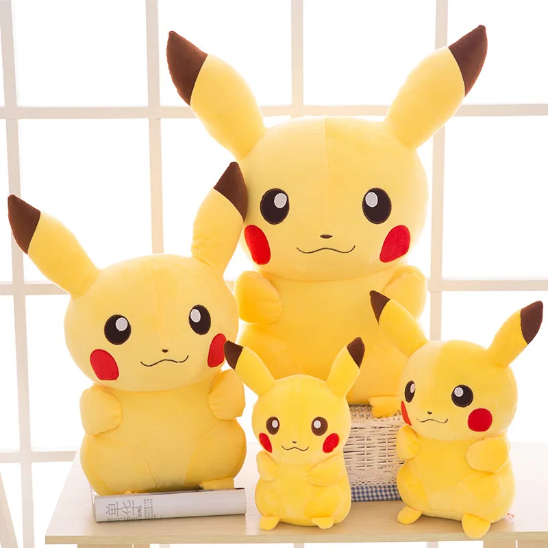 2021 TAKARA TOMY Pokemon Pikachu плюшевые игрушки мягкие из японского фильма аниме куклы Пикачу