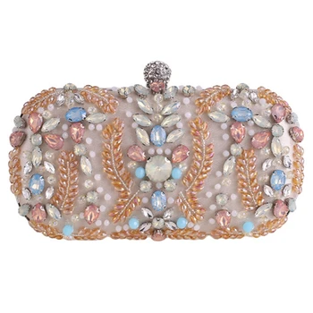 

Crystal Clutch Evening Bags and Clutches for Women Beaded Rhinestone Purse