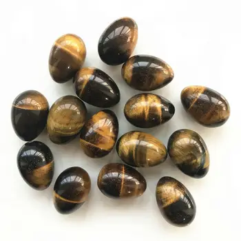 

Drop Shipping 1PC 30mm Natural Tiger Eye Crystal Egg-shaped Crystal Stones Healing Ball Sphere Gemstone Natural Stones