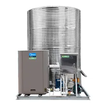 Коммерческий водонагреватель воздуха все-в-одном машина 10P тепловой насос воздуха энергии водонагреватель для гостиницы и школы