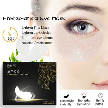

3D Freeze Dried Collagen Eye Mask Remove Eye Bags Anti Wrinkle Gel Sleep Mask Eye Patches Collagen Moisturizing Eye Mask EyeCare