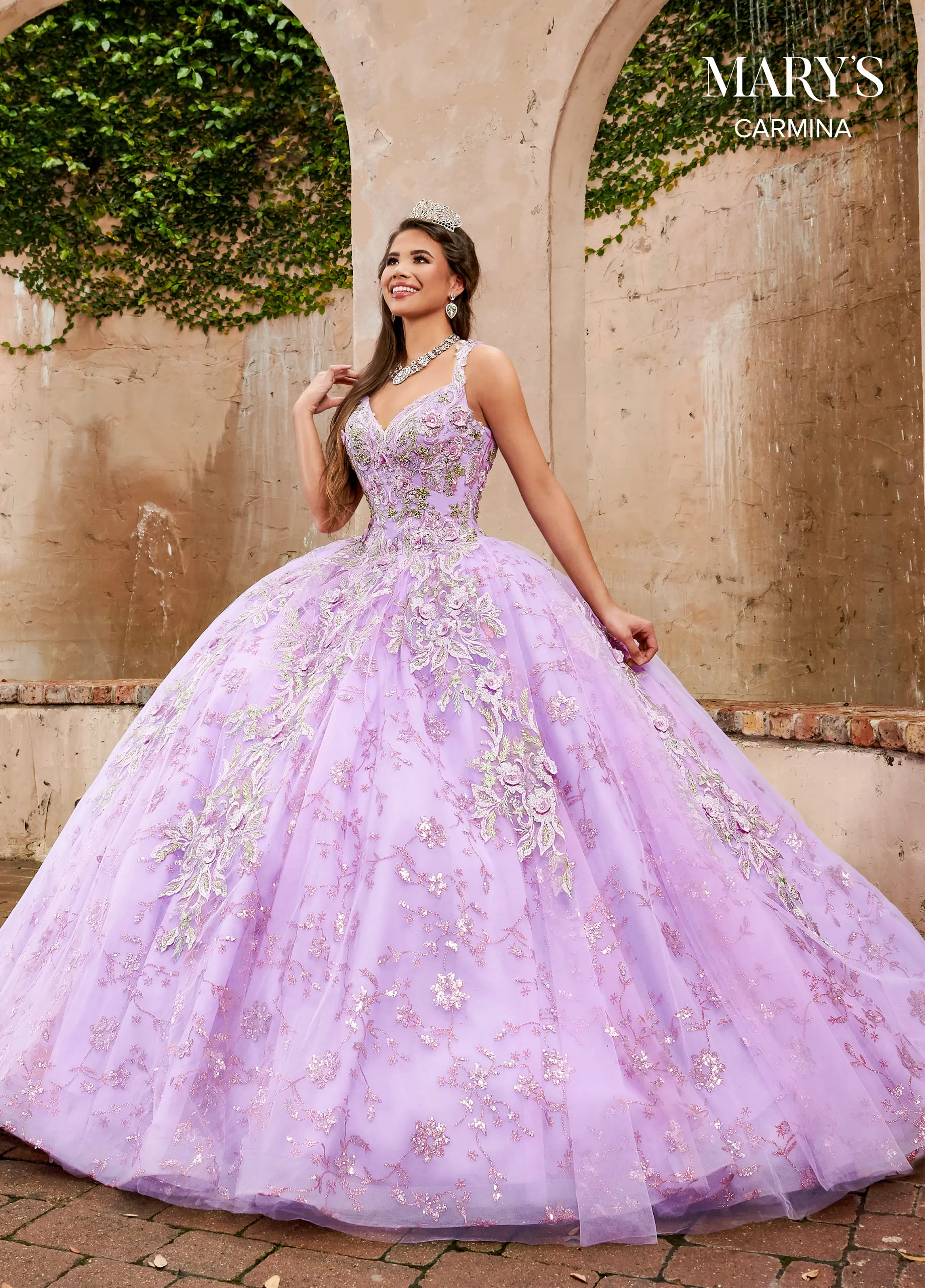 Luxury Purple Princess Quinceanera 