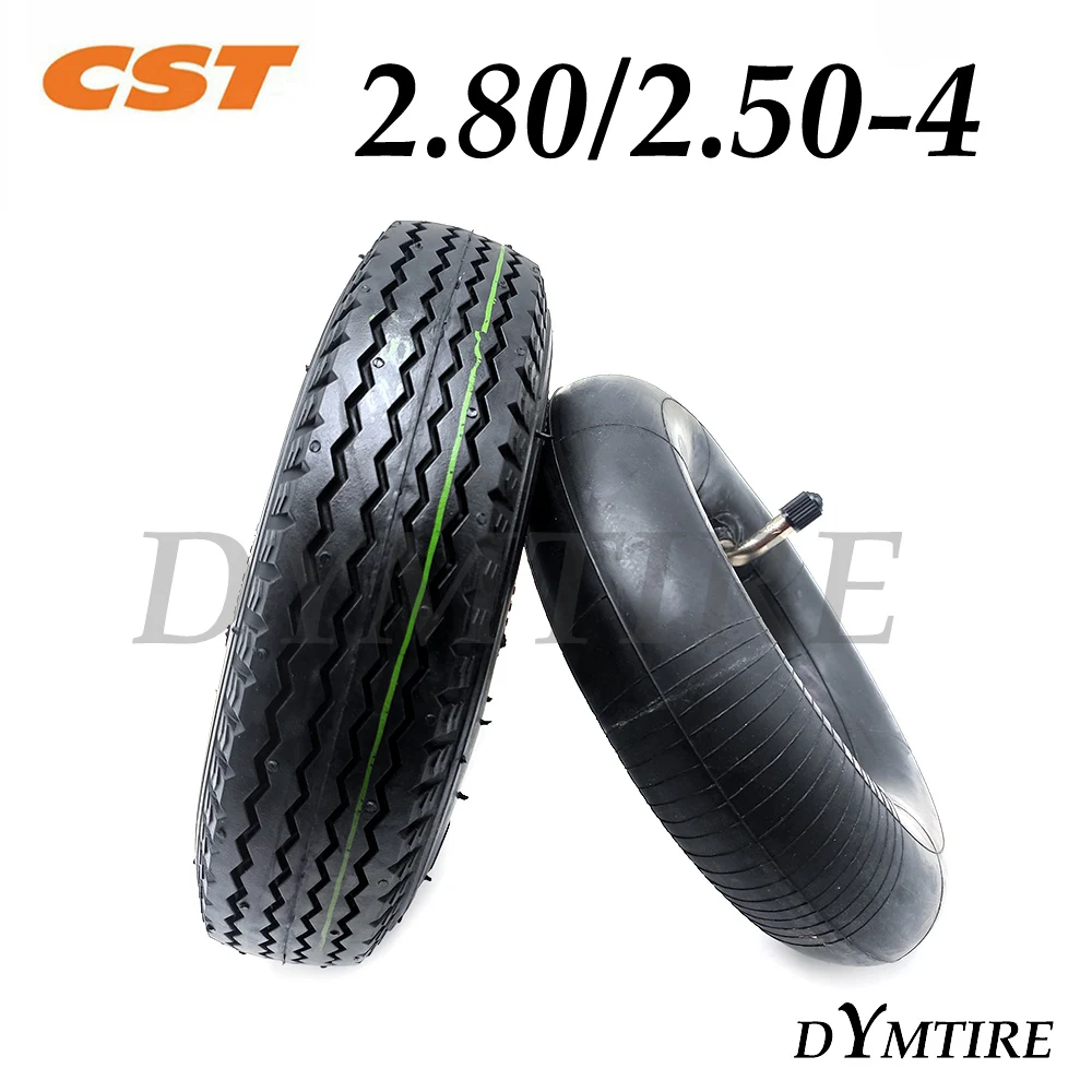 Inner Tube For 2.80-4 & 2.50-4 Tires - JS87P With Turned Inline Stem (Carlisle)