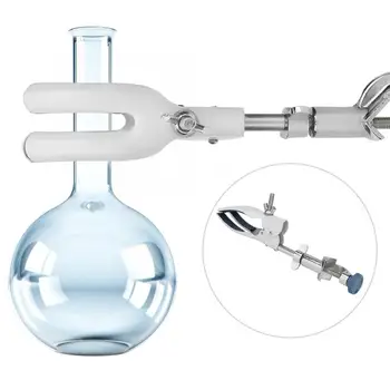 

Condensing Tube Tongs Universal Beaker Clamp Metal Holder Lab Experiment Fixture Condensing Tube Clamp