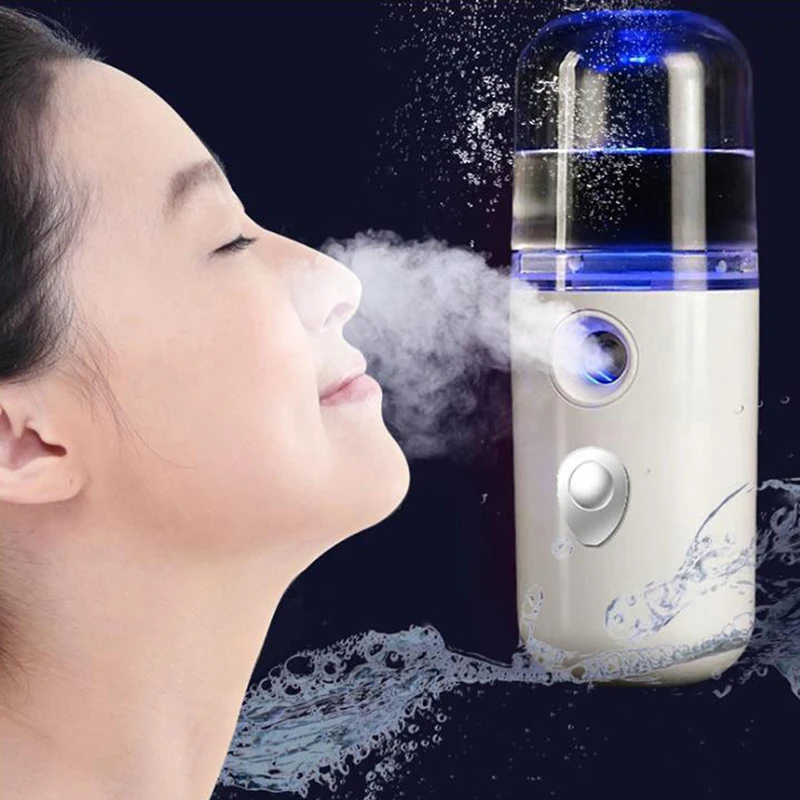 

Nano Mist Maker USB Air Humidifier Handheld Diffuser For Skin Moisturizing
