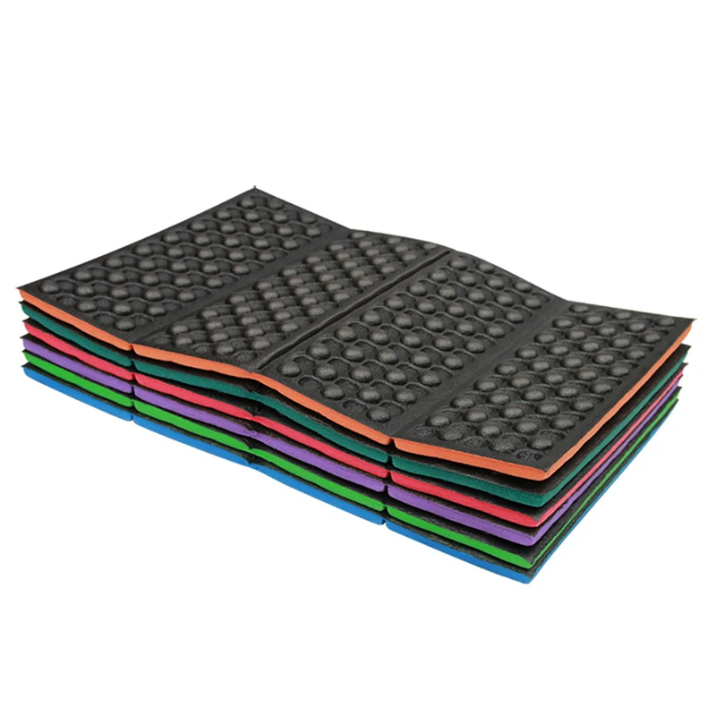 Camping Folding Mat 4-Zone XPE Foam Pad Moisture-proof Elasticity Cushion for Travel Hiking Picnic Anti-dirty Seat foam pad,camping mat,moisture proof mat,picnic mat