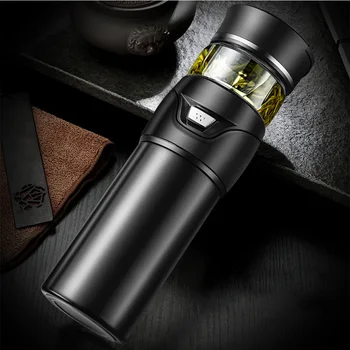 

Outdoor Sports Non Slip Easy Clean Tea Infuser Bottle Water Separation Portable Travel With Lid Kitchen Storage Anti-scalding