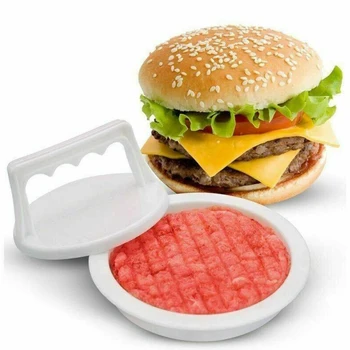 

Round Shape Stuffed Burger Press & Non Stick Hamburger Meat Patty Maker Mold for Kitchen Outdoor BBQ Camping