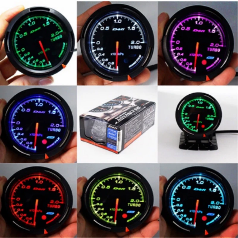 車の水温計 2 5インチのdefiメーター インテリジェント ユニバーサル デジタル ターボ 7色 Boost Gauges Aliexpress