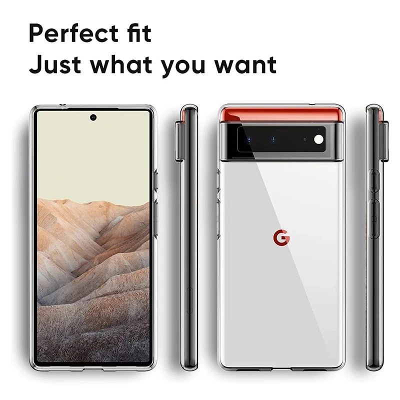 phone carrying case For Google Pixel 6 Pro 5 5A 4 4A XL Case Simple Slim Soft TPU Transaprent Clear Phone Case For Google Pixel 6 Pixel 6 Pro Cover waterproof phone holder